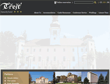 Tablet Screenshot of castle-trest.com